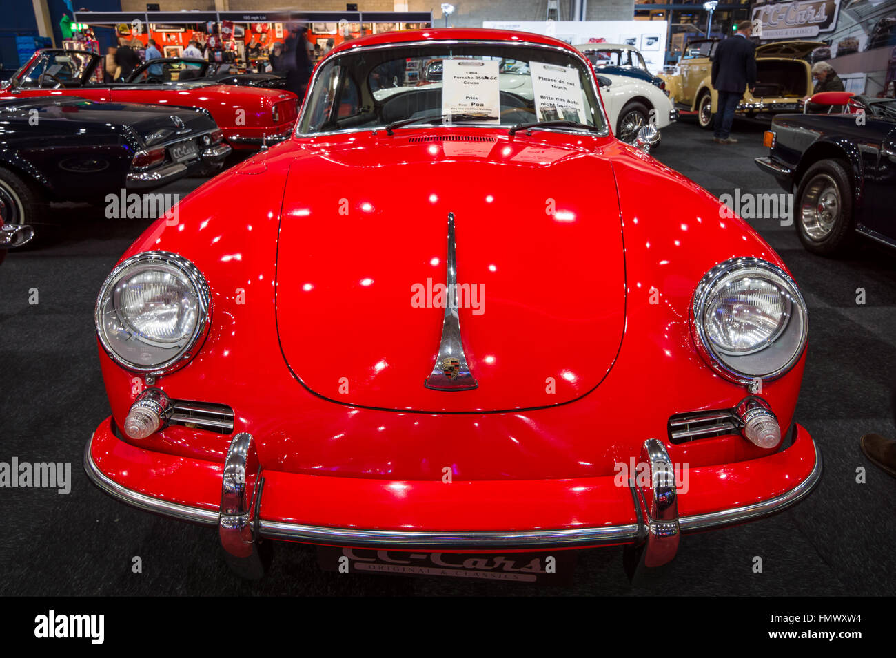 Sportwagen Porsche 356 Coupe, 1964. Stockfoto