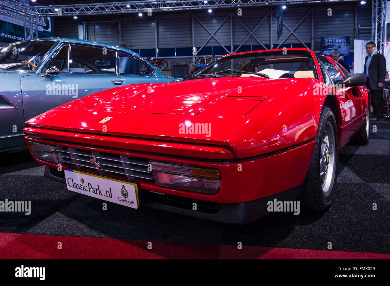 Sportwagen Ferrari 328 GTS (Gran Turismo Spider), 1989. Stockfoto