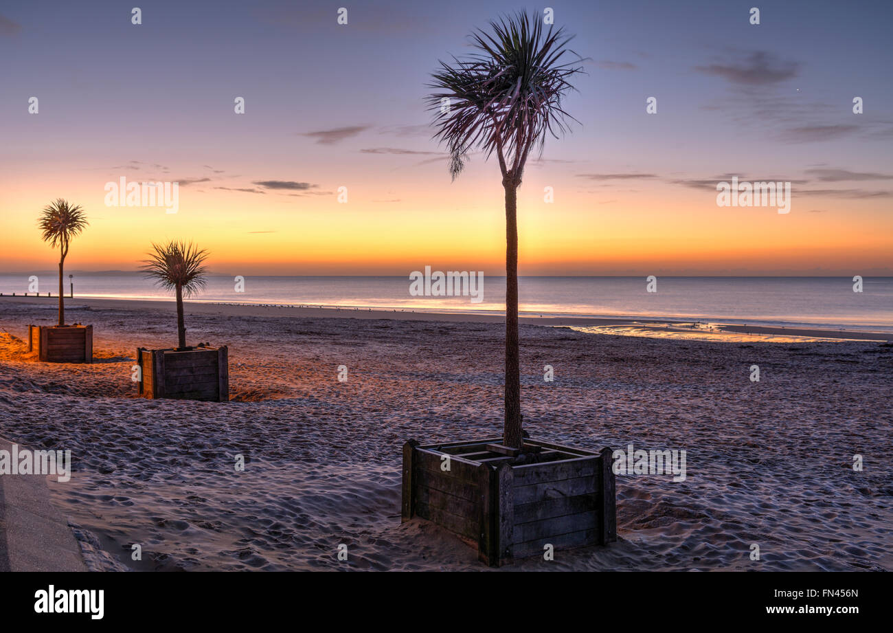 Bournemouth-Meer Stockfoto