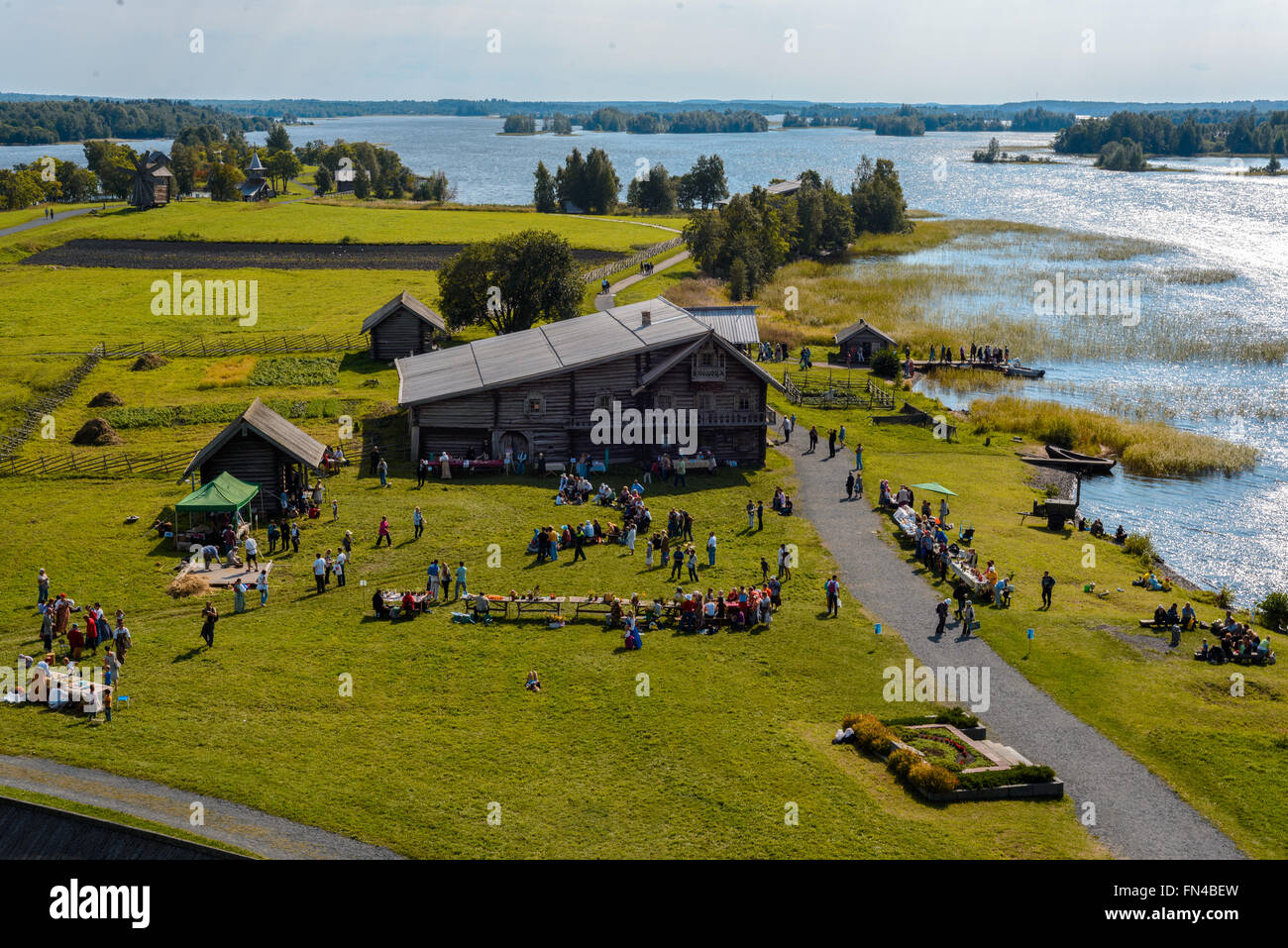 Insel Kischi aus hoch Stockfoto