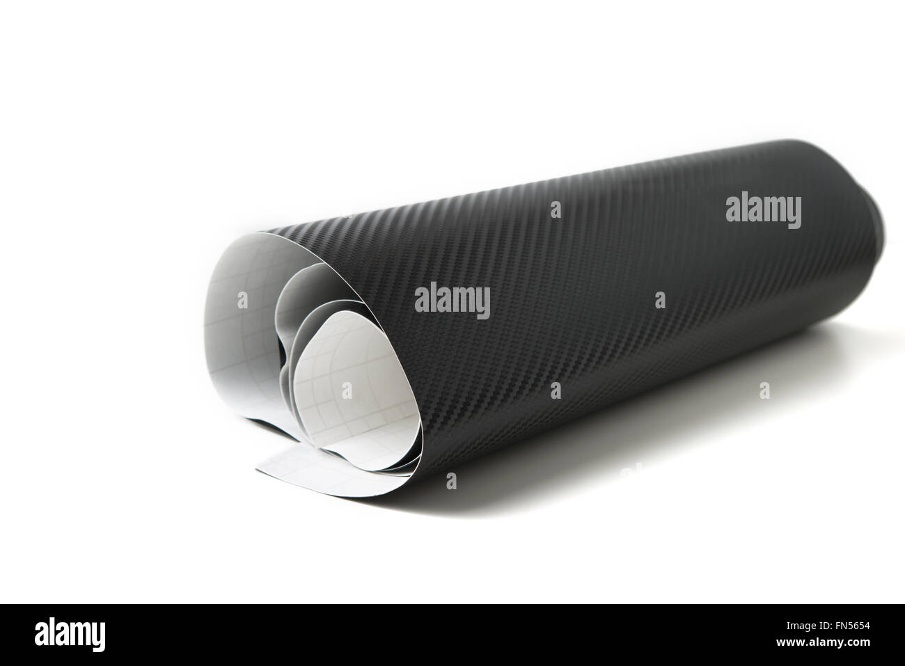 Kevlar-Carbon Fiber Aufkleber Roll-Up Stockfoto