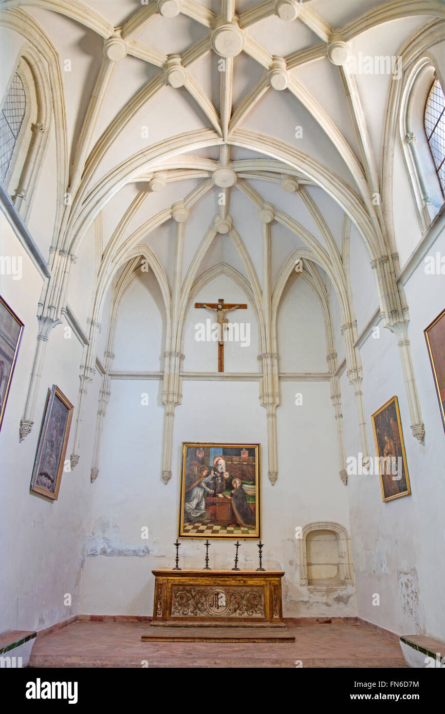 GRANADA, Spanien - 31. Mai 2015: Die Capilla de Legos gotische Kapelle in Monasterio De La Cartuja. Stockfoto