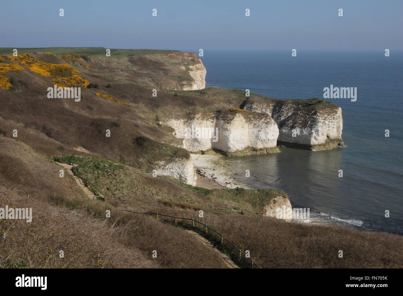 Flamborough Head Yorkshire Stockfoto