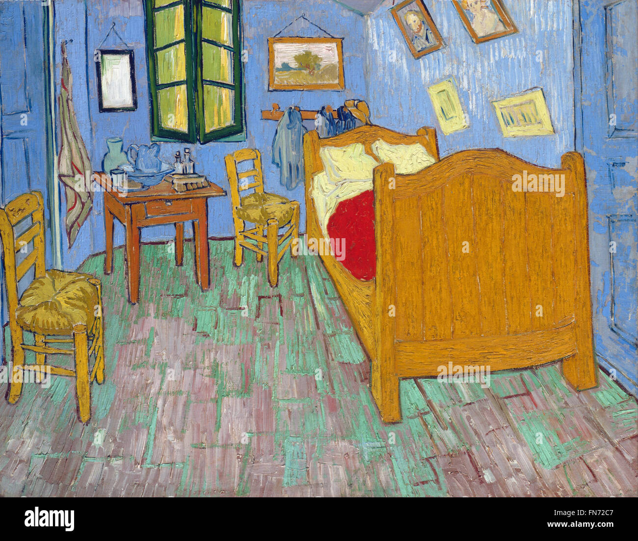 Vincent Van Gogh - Schlafzimmer Stockfoto