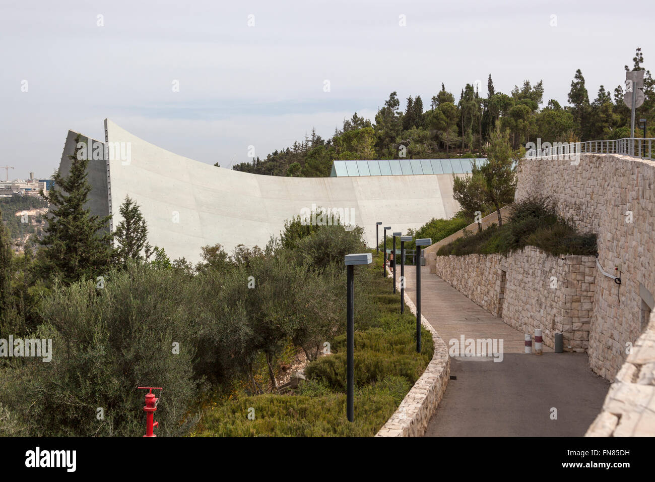 Yad Vashem Holocaust Museum, Jerusalem, Israel Stockfoto
