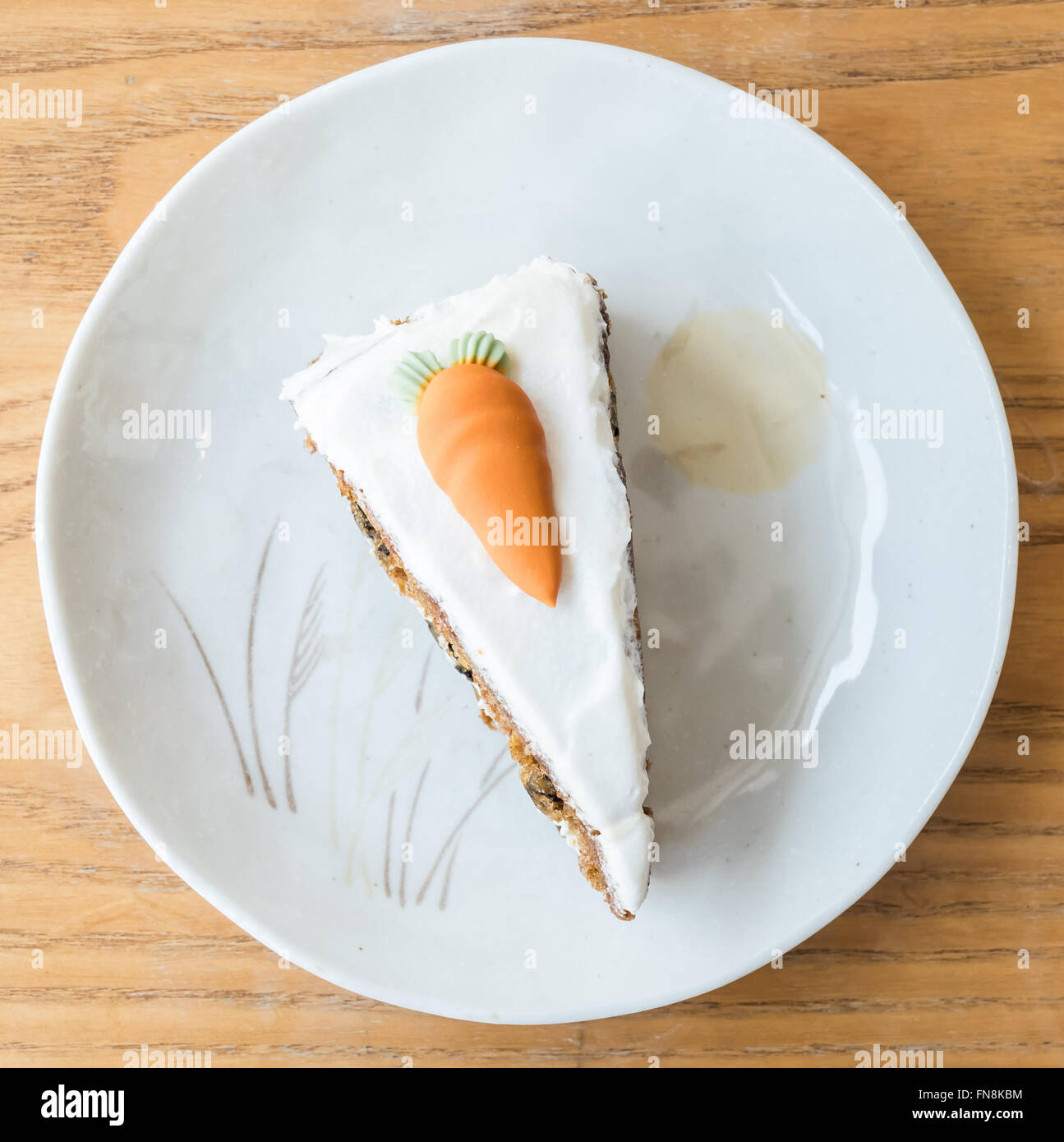Karotte-Kuchen Stockfoto
