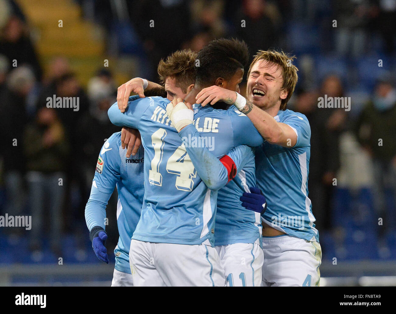 Lazio-Atalanta Stockfoto