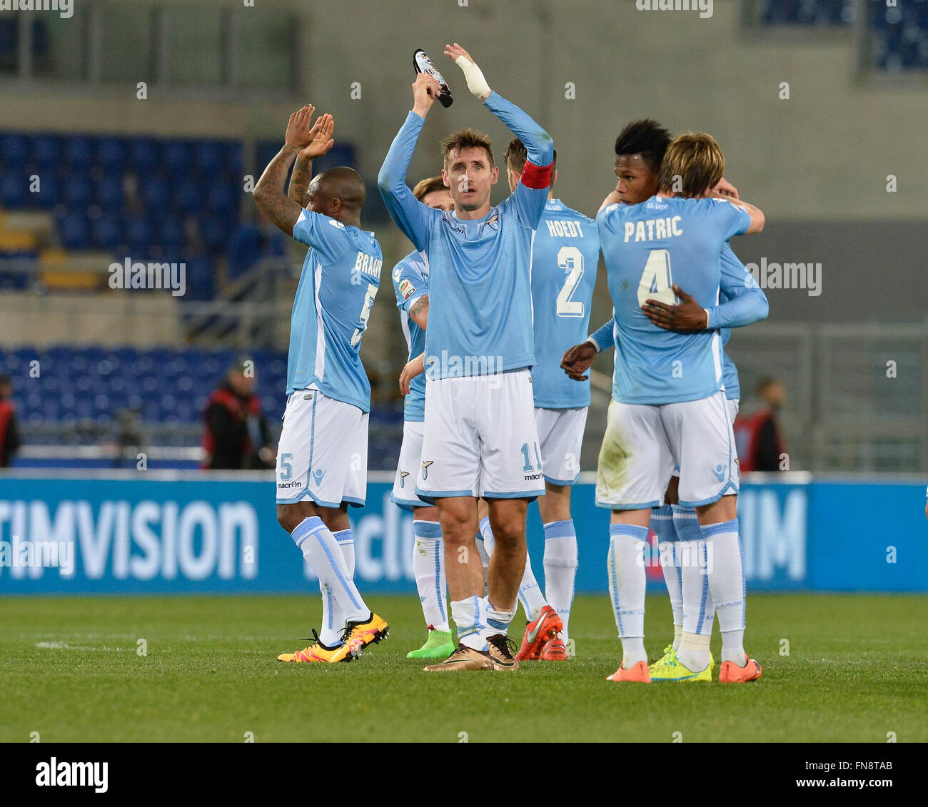 Lazio-Atalanta Stockfoto