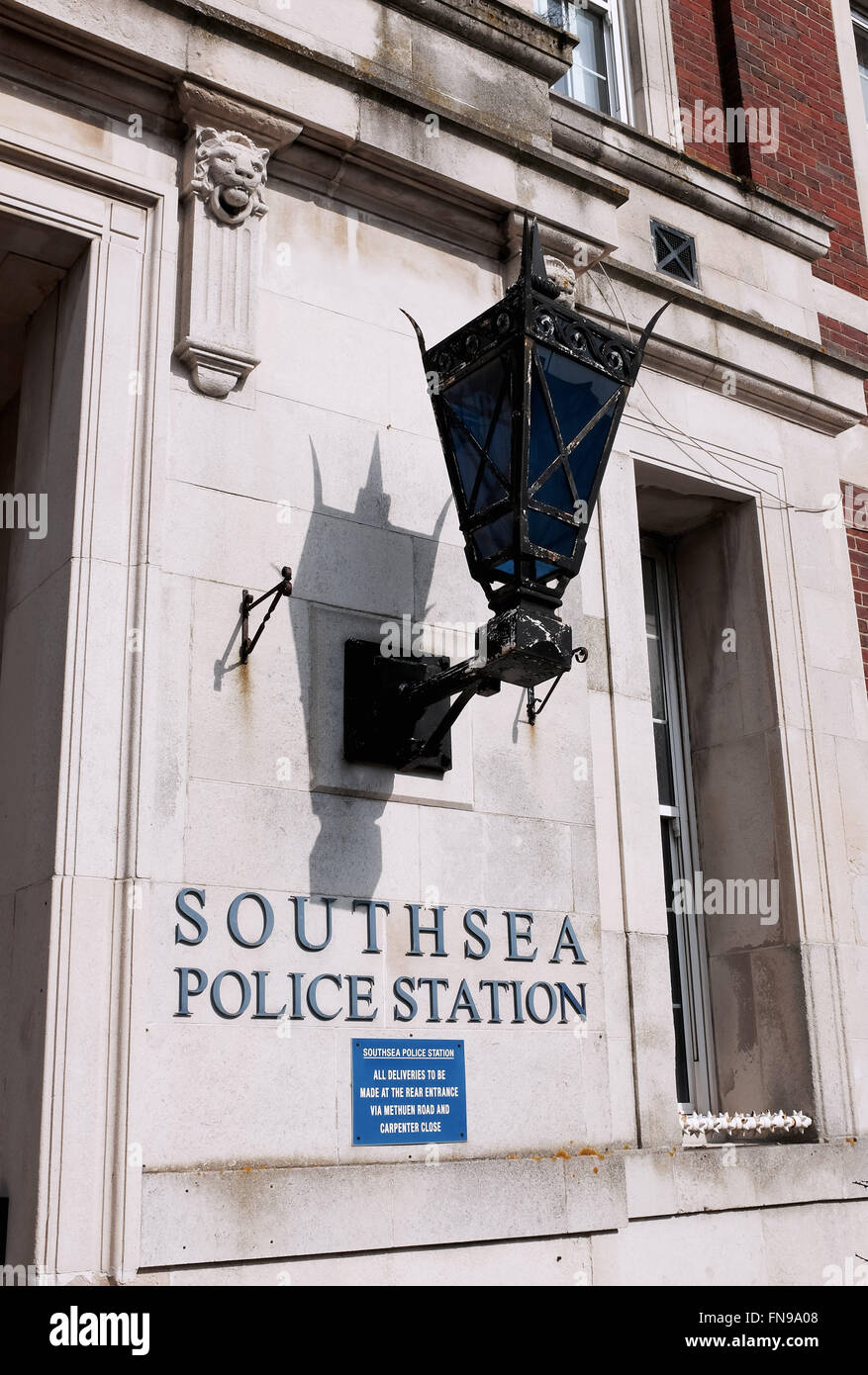 Southsea Polizeistation am Eastney in Portsmouth Hampshire Constabulary UK Stockfoto