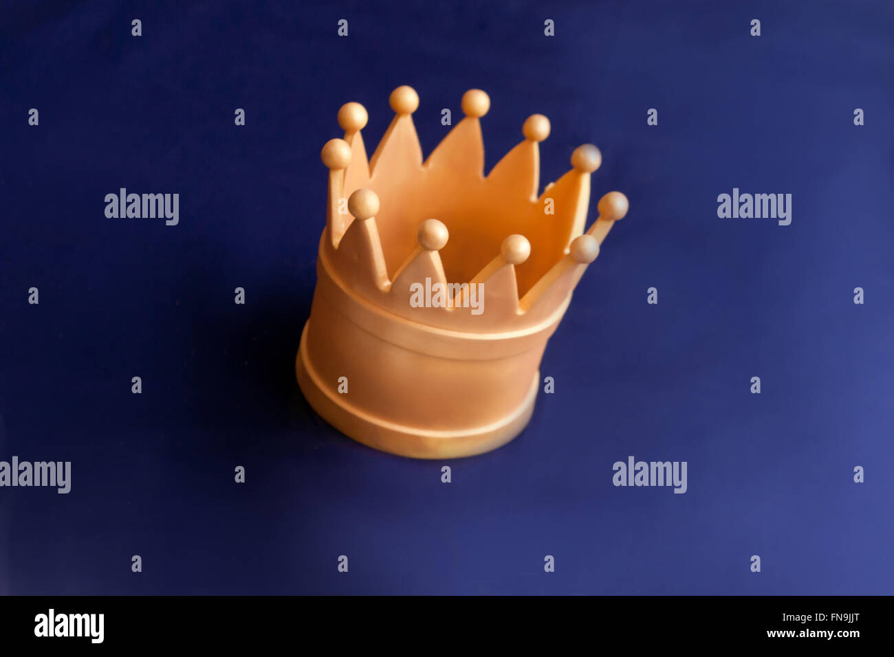 Krone Kuchendekoration Stockfoto