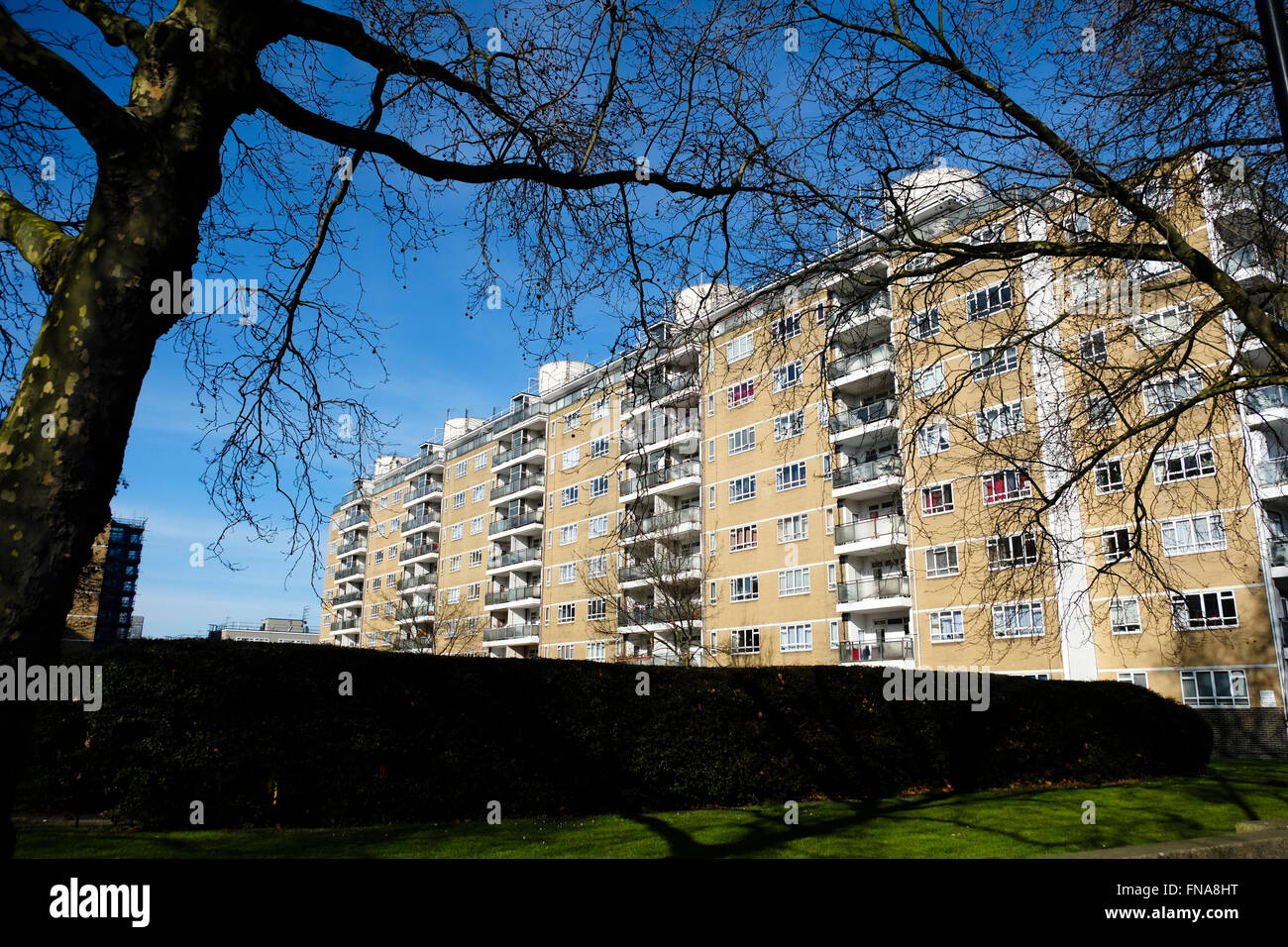 Churchill Gardens Stockfoto