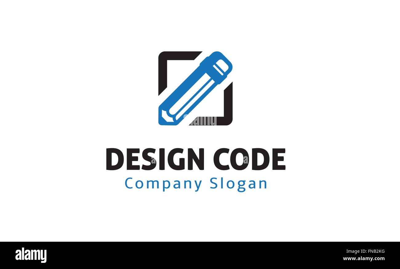 Design-Code-Design-Darstellung Stock Vektor