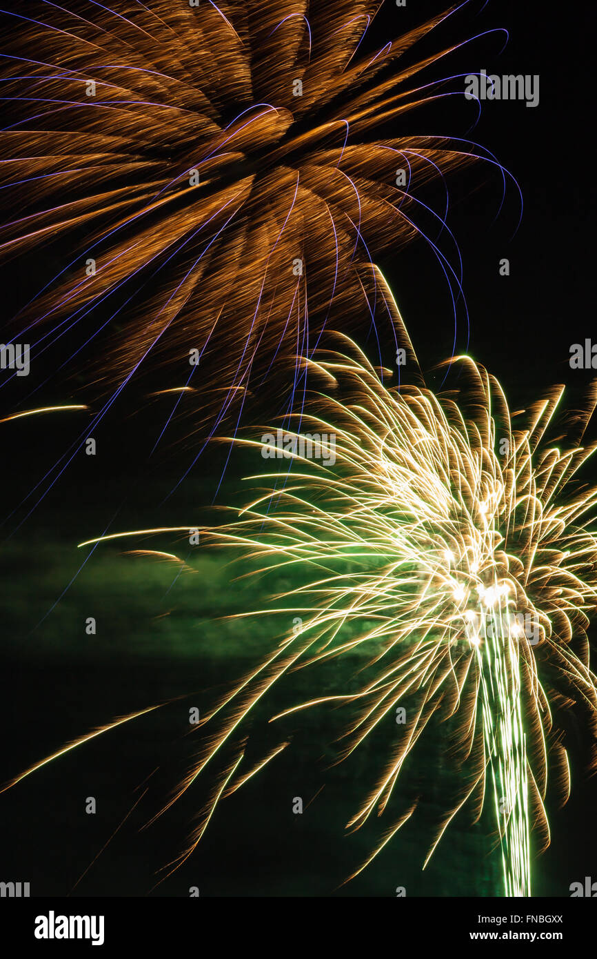 4. Juli Feier Feuerwerk Stockfoto