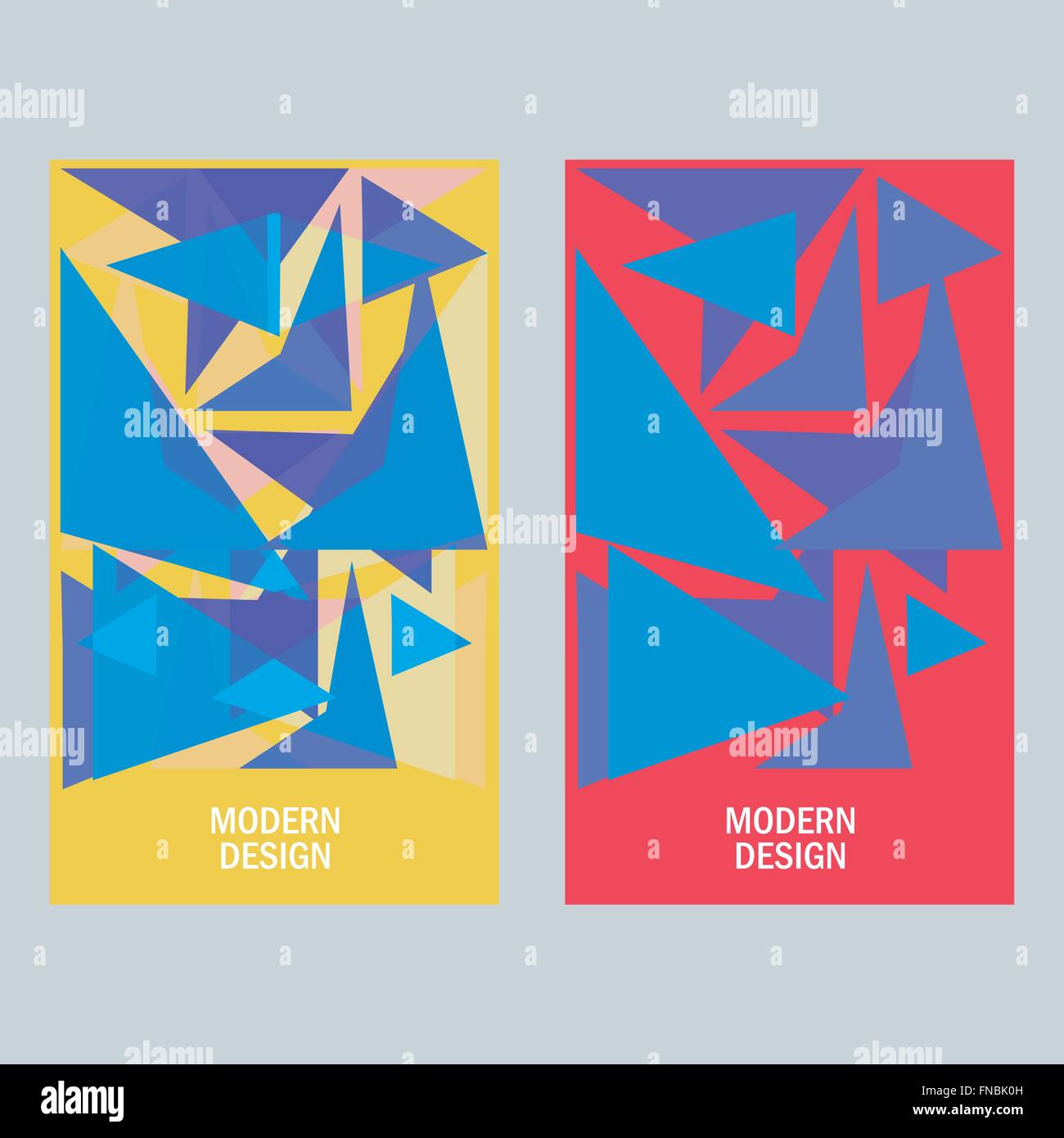 Vektor-geometrische dreieckigen Design-Stil Stock Vektor