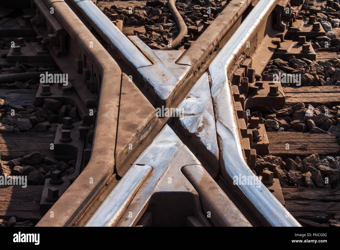 Zug Eisenbahn Stockfoto