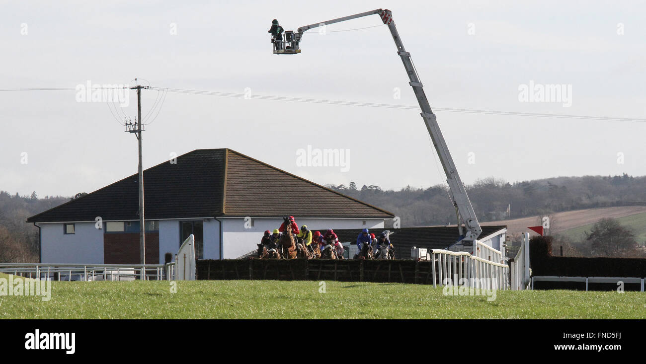 Pferderennen in Down Royal, Lisburn Nordirland. Stockfoto