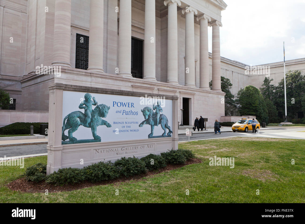 Smithsonian National Gallery of Art (Nordeingang) - Washington, DC USA Stockfoto