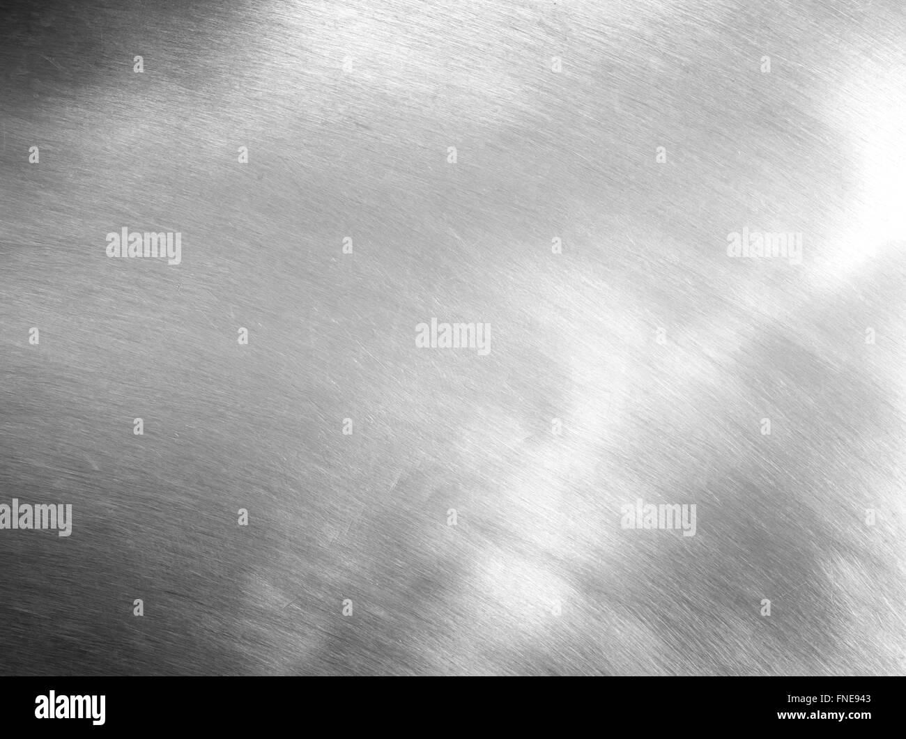Silber einfarbigen schwarzen Hintergrund Blechindustrie. Stockfoto