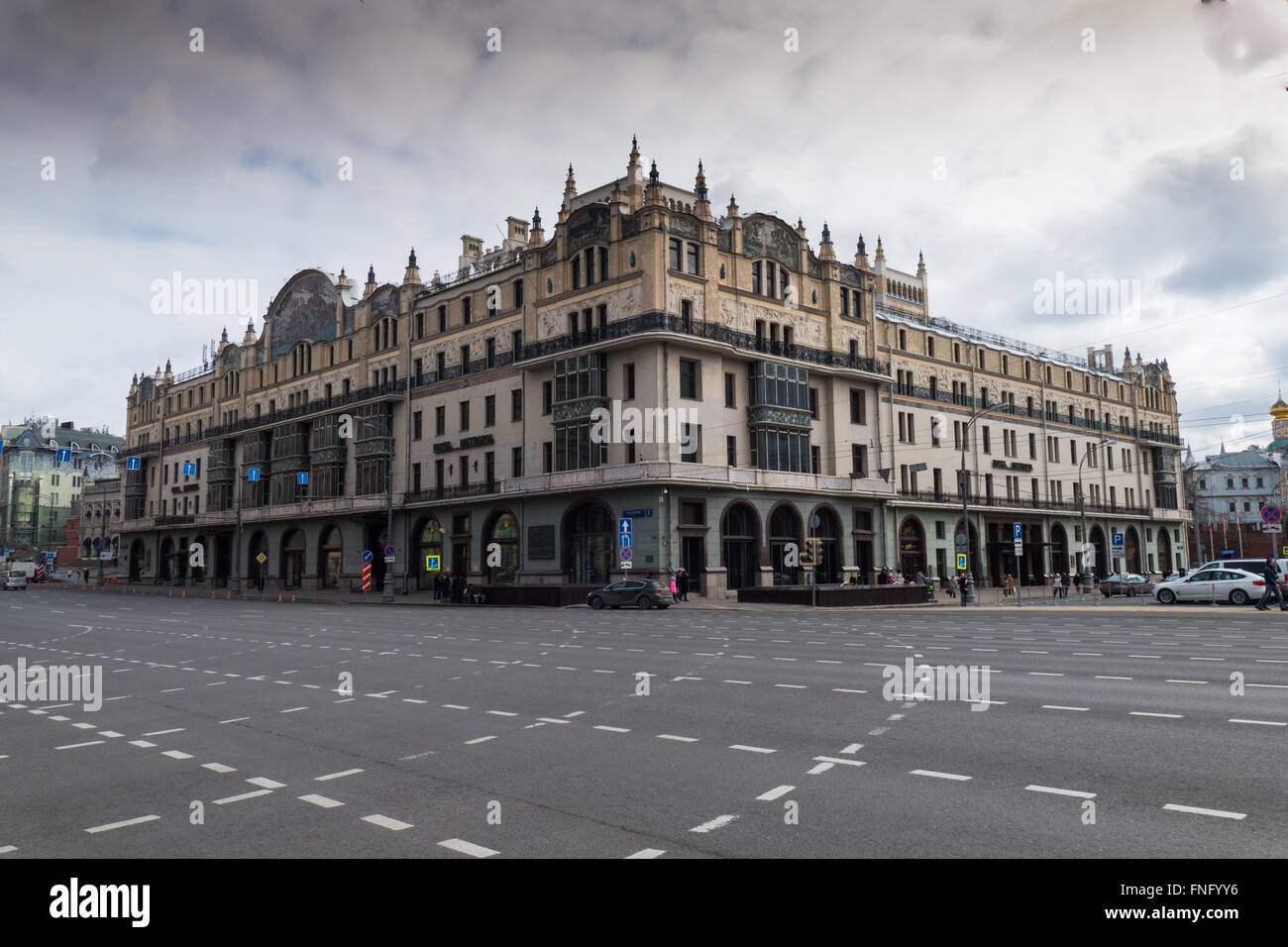 Metropol Hotel in Zentrum von Moskau Stockfoto