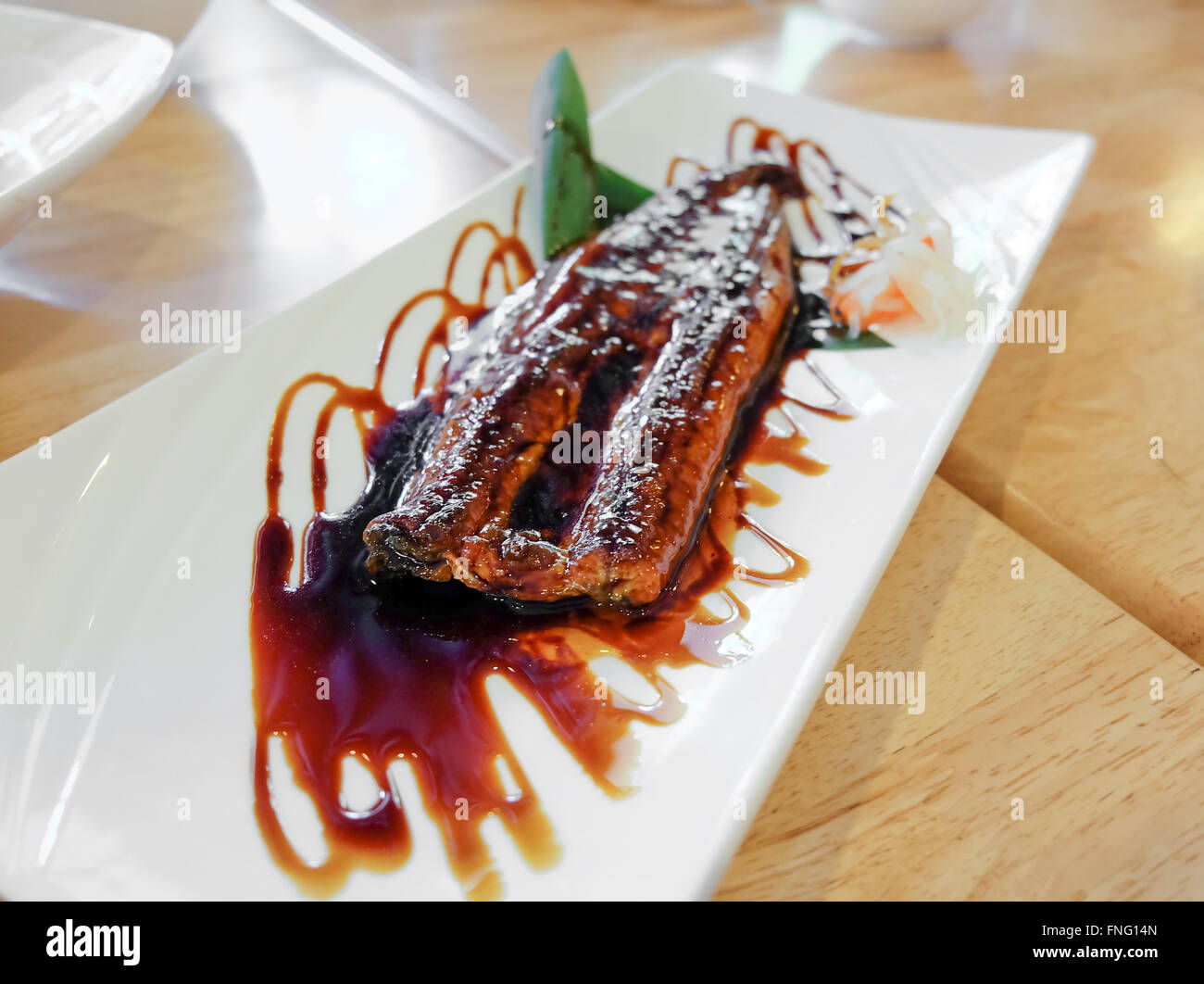 Japanisches Essen gebratenen Aal (Unagi) Stockfoto