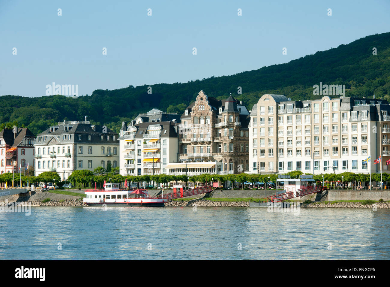 Deutschland, Königswinter, Ansicht vom Rhein Stockfotografie - Alamy
