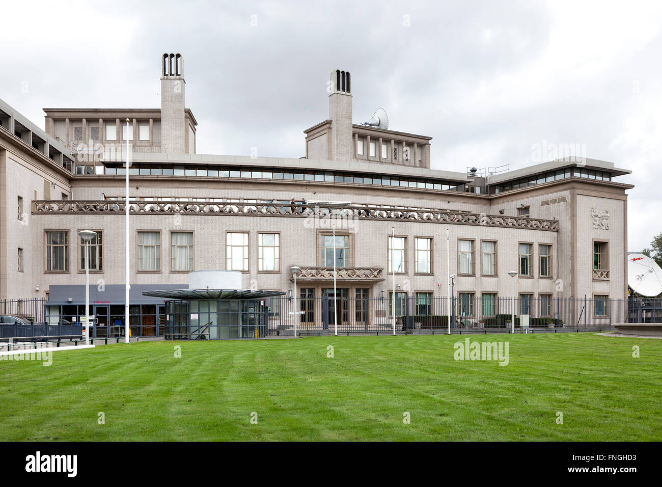 Gebäude des internationalen Strafgerichtshof für das ehemalige Jugoslawien in den Haag Stockfoto
