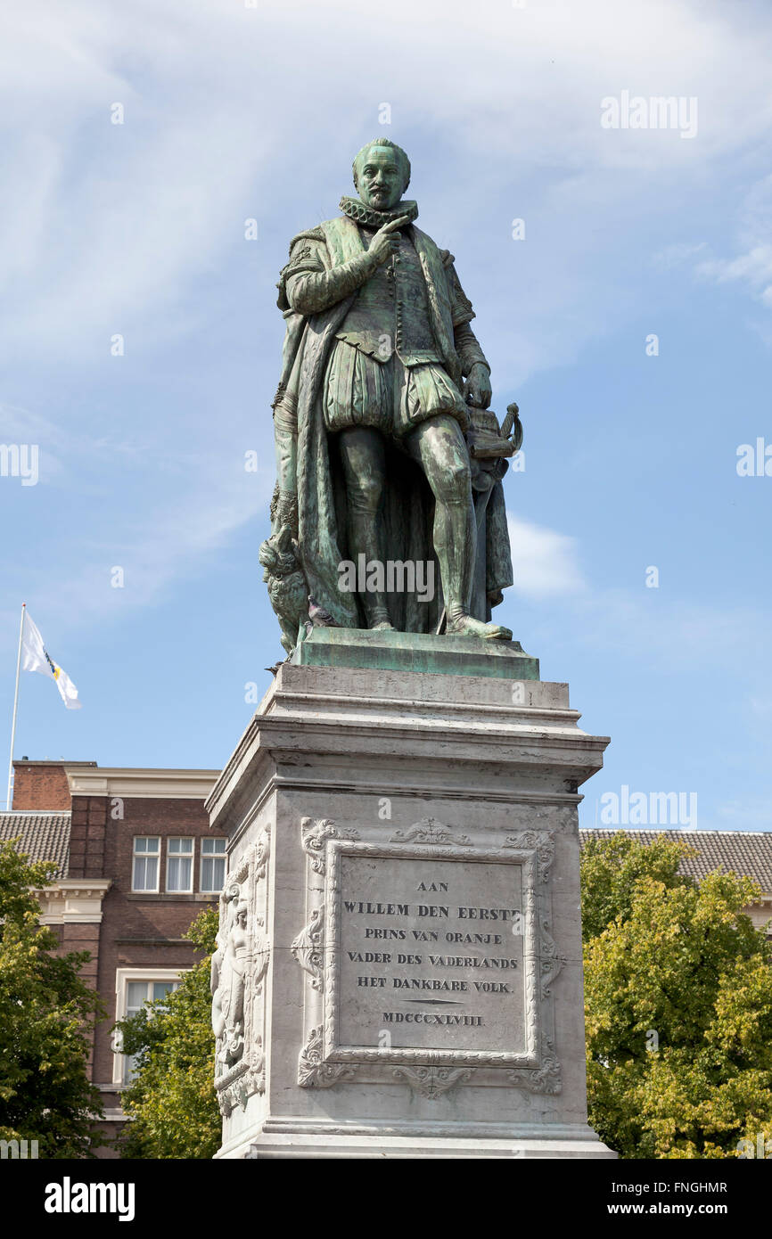 Prinz William der erste Prinz von Oranien auf Het Plein in den Haag Stockfoto