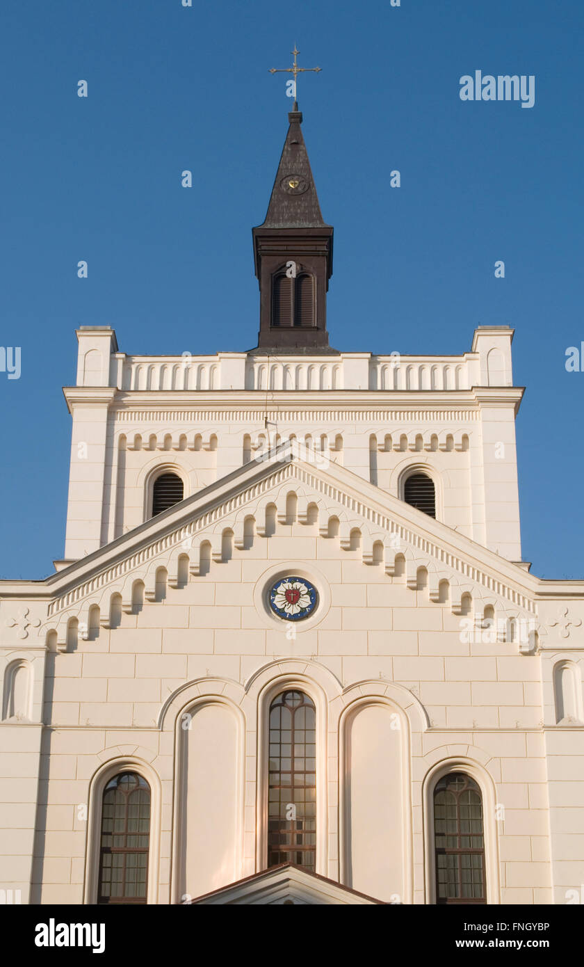 Lutherischen / evangelische Kirche (1803) von Miklas Ybl in Kecskemet Ungarn Stockfoto