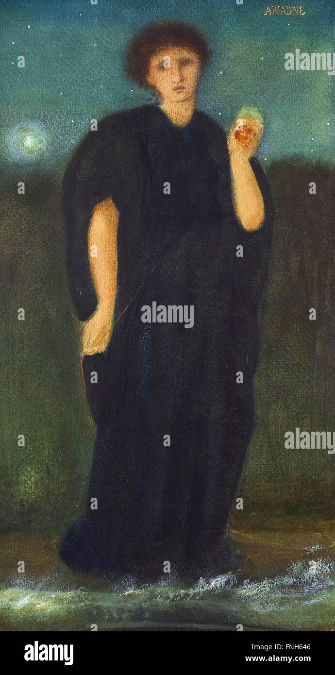 Edward Burne-Jones-Ariadne Stockfoto