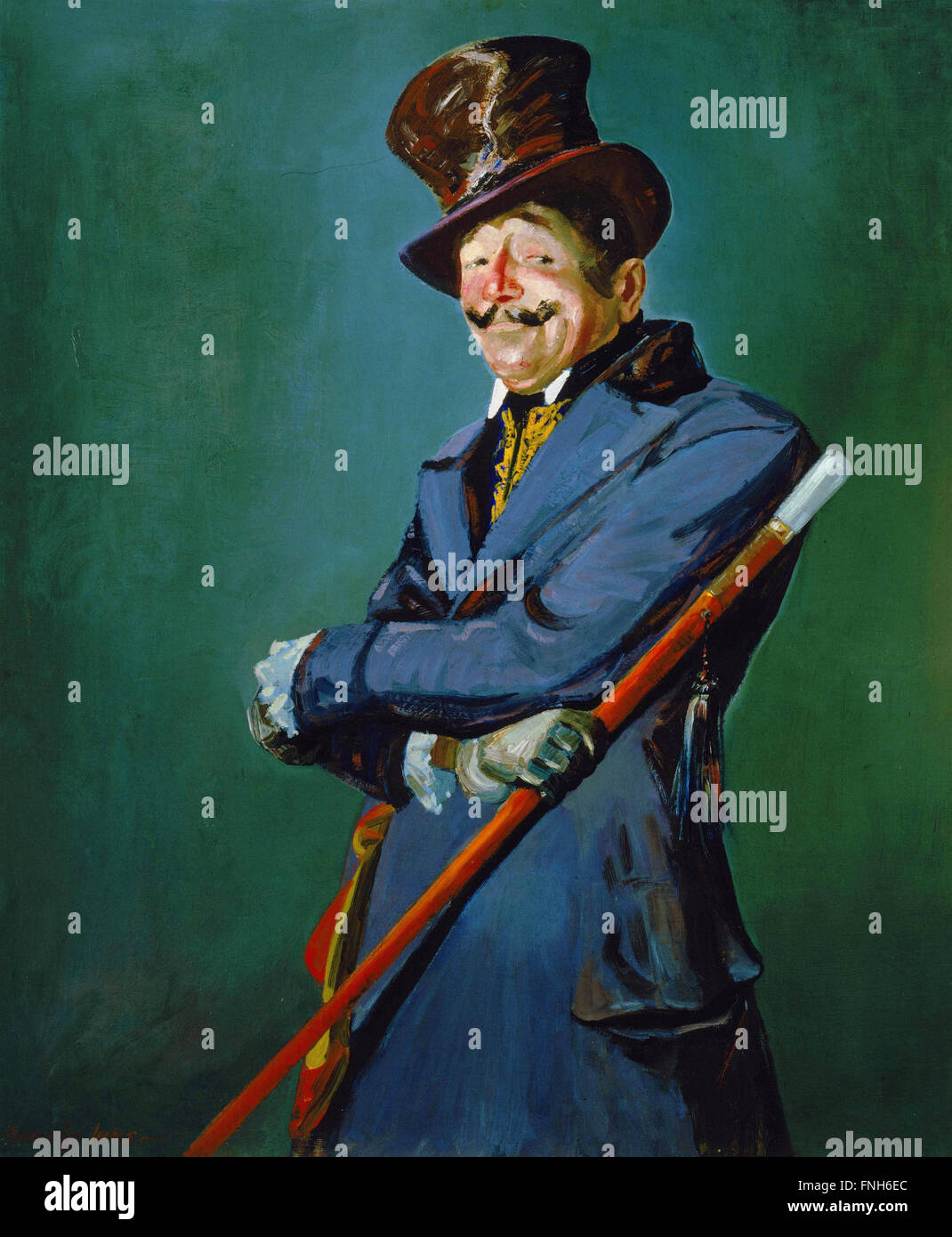 George Luks - Otis Skinner als Oberst Philippe Bridau Stockfoto