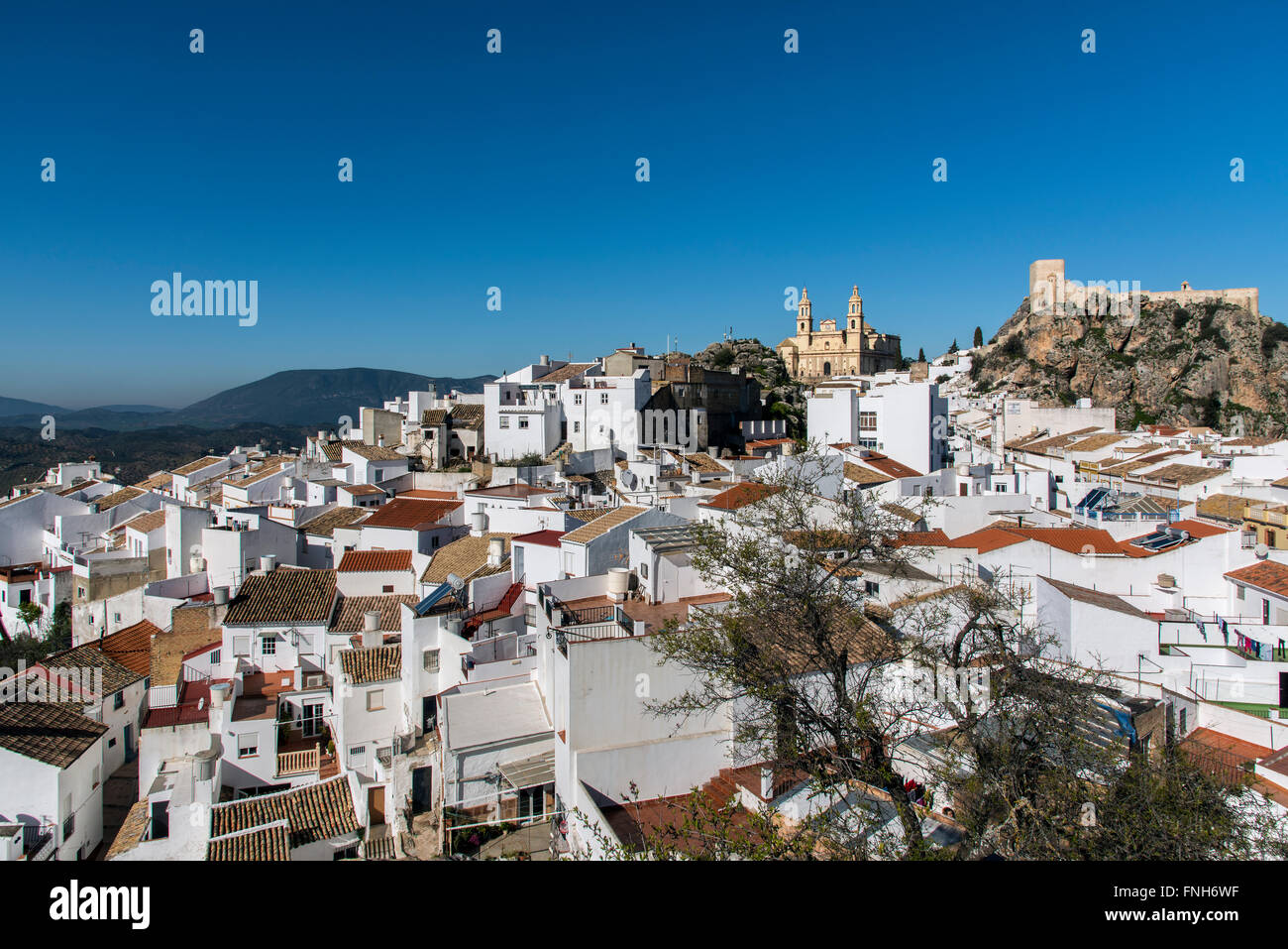 Olvera, Andalusien, Spanien Stockfoto