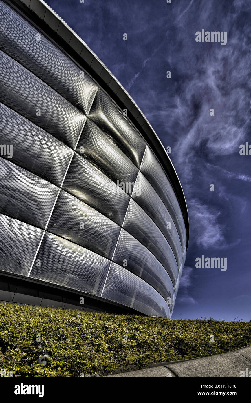 Die SSE Hydro ist ein Mehrzweck-Reithalle befindet sich auf dem Gelände des Scottish Exhibition and Conference Centre in Glasgow. Stockfoto