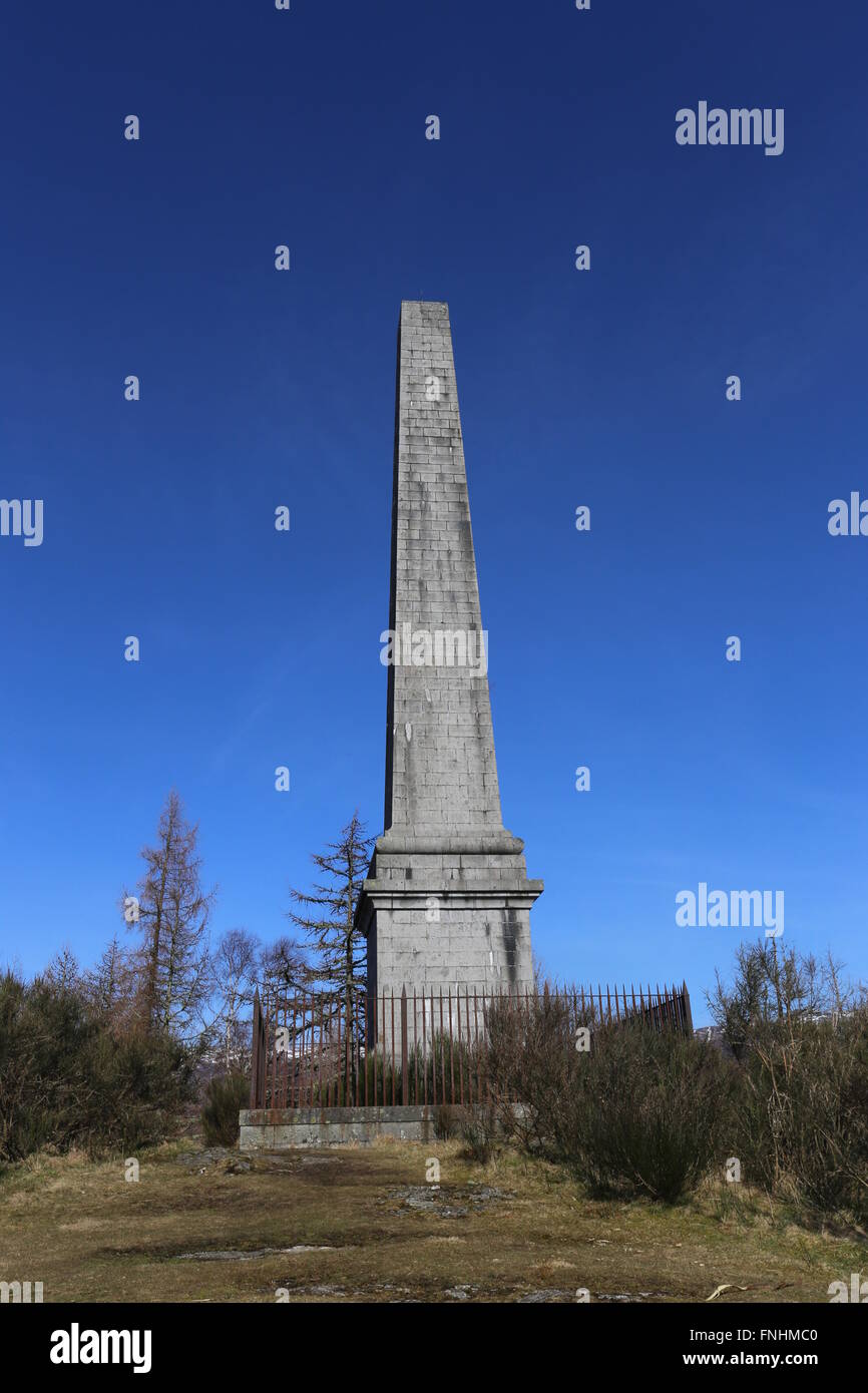 Herr melville Denkmal comrie Schottland März 2016 Stockfoto