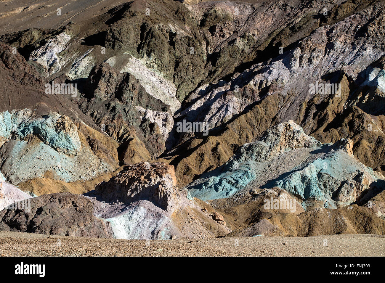 Palette des Künstlers, Death Valley Nationalpark, Kalifornien, Vereinigte Staaten von Amerika Stockfoto