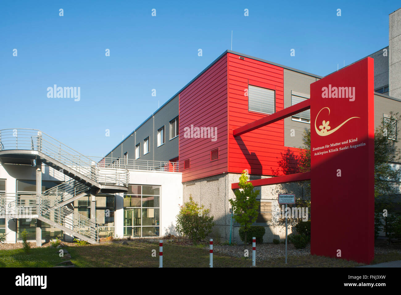 Deutschland, Nordrhein-Westfalen, Rhein-Sieg-Kreis, Sankt Augustin, Asklepios Klinik, Stockfoto