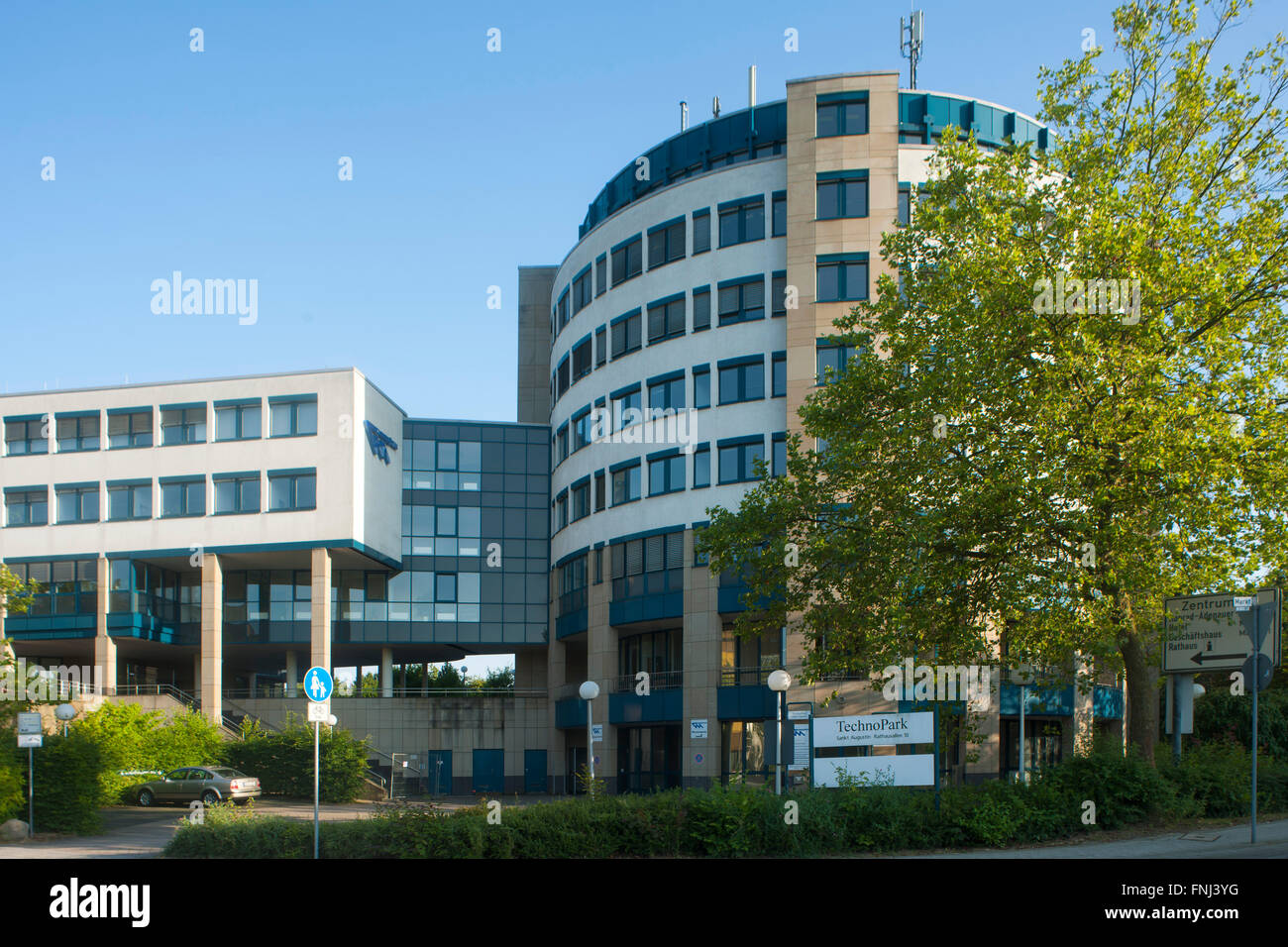 Deutschland, Nordrhein-Westfalen, Rhein-Sieg-Kreis, Sankt Augustin, TechnoPark Stockfoto