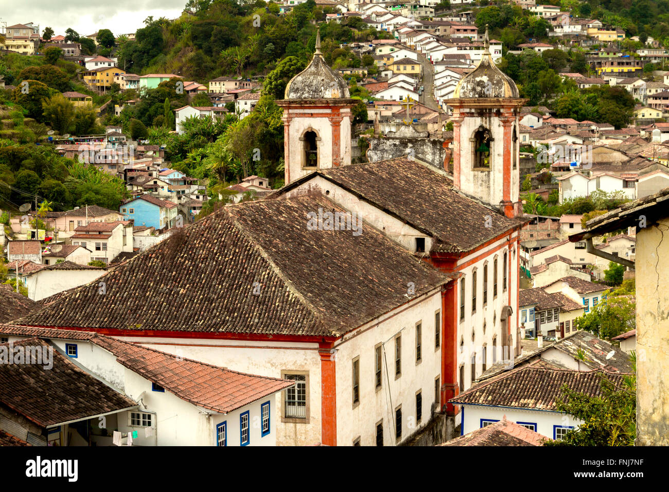 Kirche des Heiligen Franziskus von Assisi in Ouro Preto Stockfoto