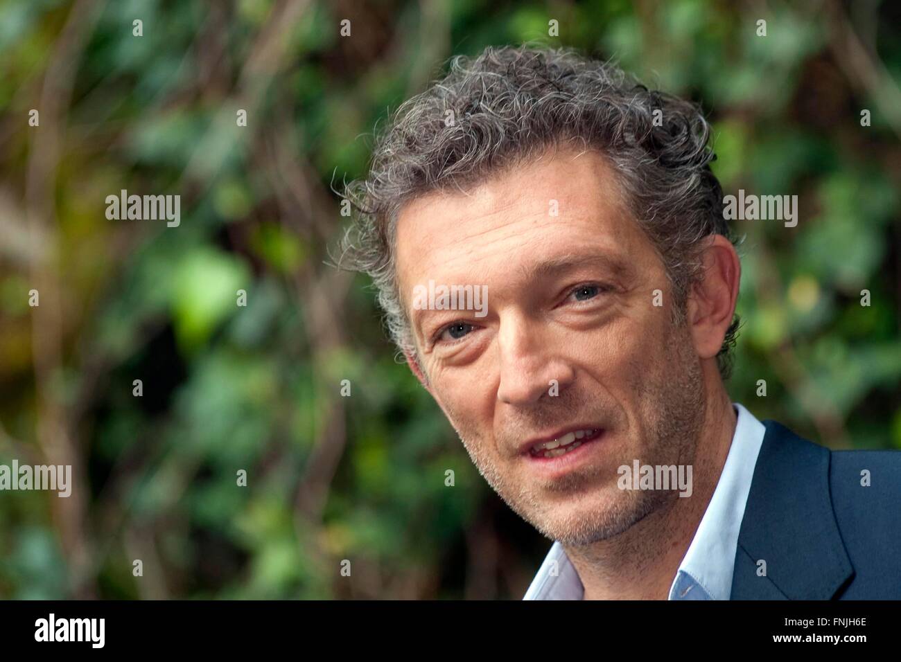 Europa, Italien, Rom, 15. März 2016: Fototermin für den Film "A Moment des Wahnsinns" in das Bild der Schauspieler Vincent Cassel Photo Credit: Fabio Mazzarella/Sintesi/Alamy Live News Stockfoto