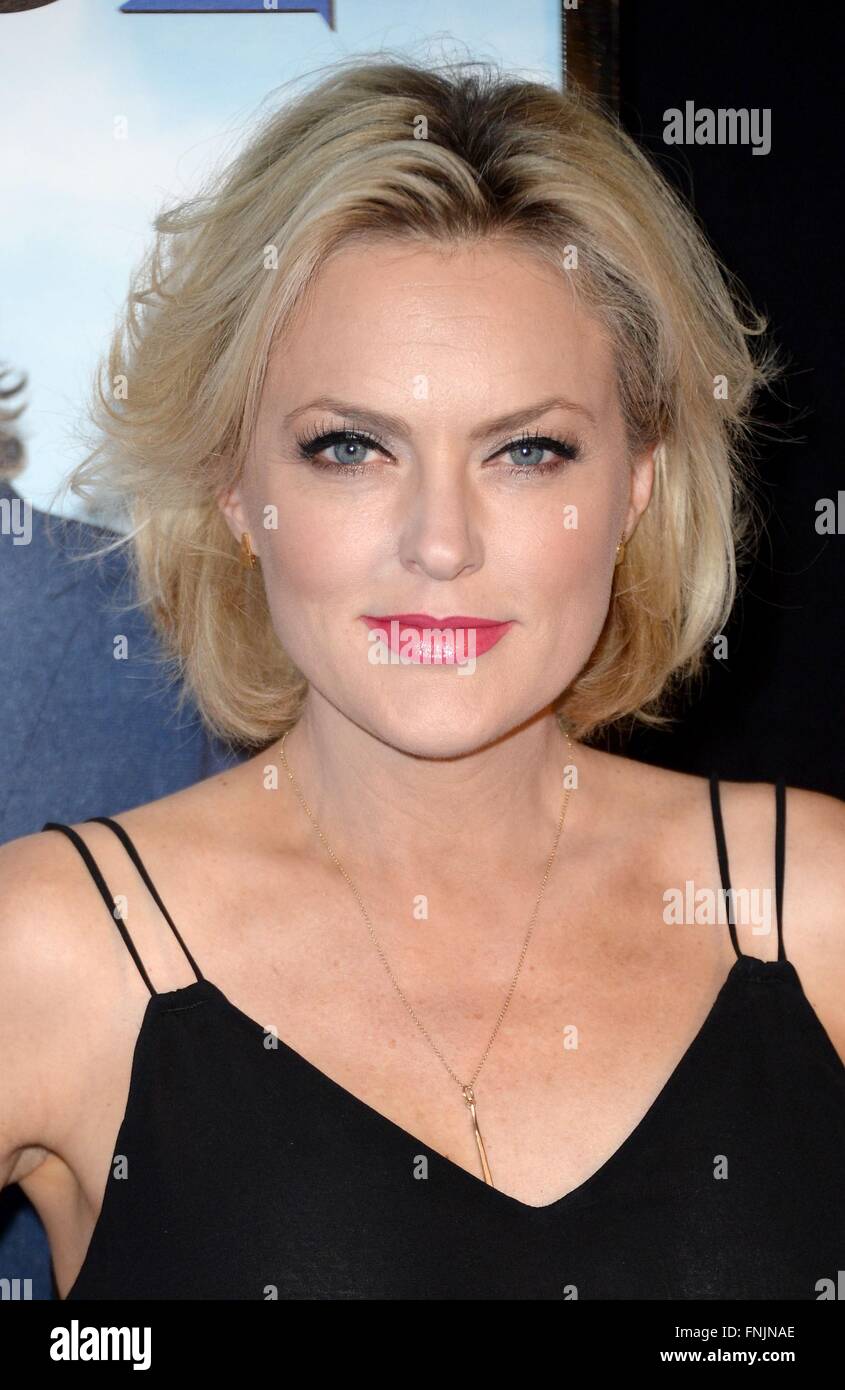 New York, NY, USA. 15. März 2016. Elaine Hendrix im Ankunftsbereich für AMC Loews Lincoln Sqaure, New York, NY, MY BIG FAT griechischen Hochzeit 2 Premiere 15. März 2016. Bildnachweis: Kristin Callahan/Everett Collection/Alamy Live-Nachrichten Stockfoto