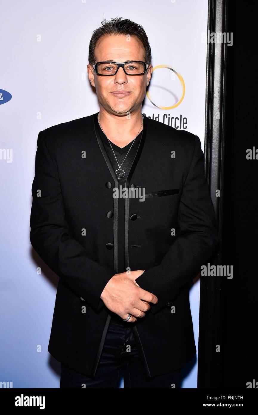 New York, NY, USA. 15. März 2016. Louis Mandylor im Ankunftsbereich für AMC Loews Lincoln Sqaure, New York, NY, MY BIG FAT griechischen Hochzeit 2 Premiere 15. März 2016. Bildnachweis: Steven Ferdman/Everett Collection/Alamy Live-Nachrichten Stockfoto