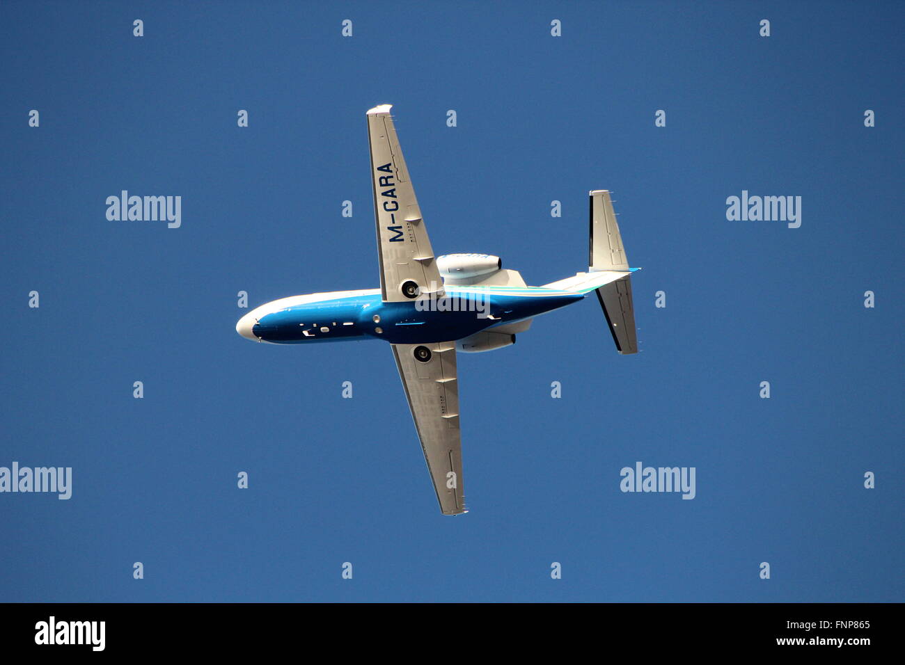 M-CARA, eine Cessna 525 Citation M2-Business-Jet am Flughafen Prestwick in Ayrshire. Stockfoto