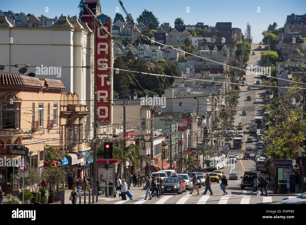 Castro District, San Francisco, Kalifornien, USA Stockfoto