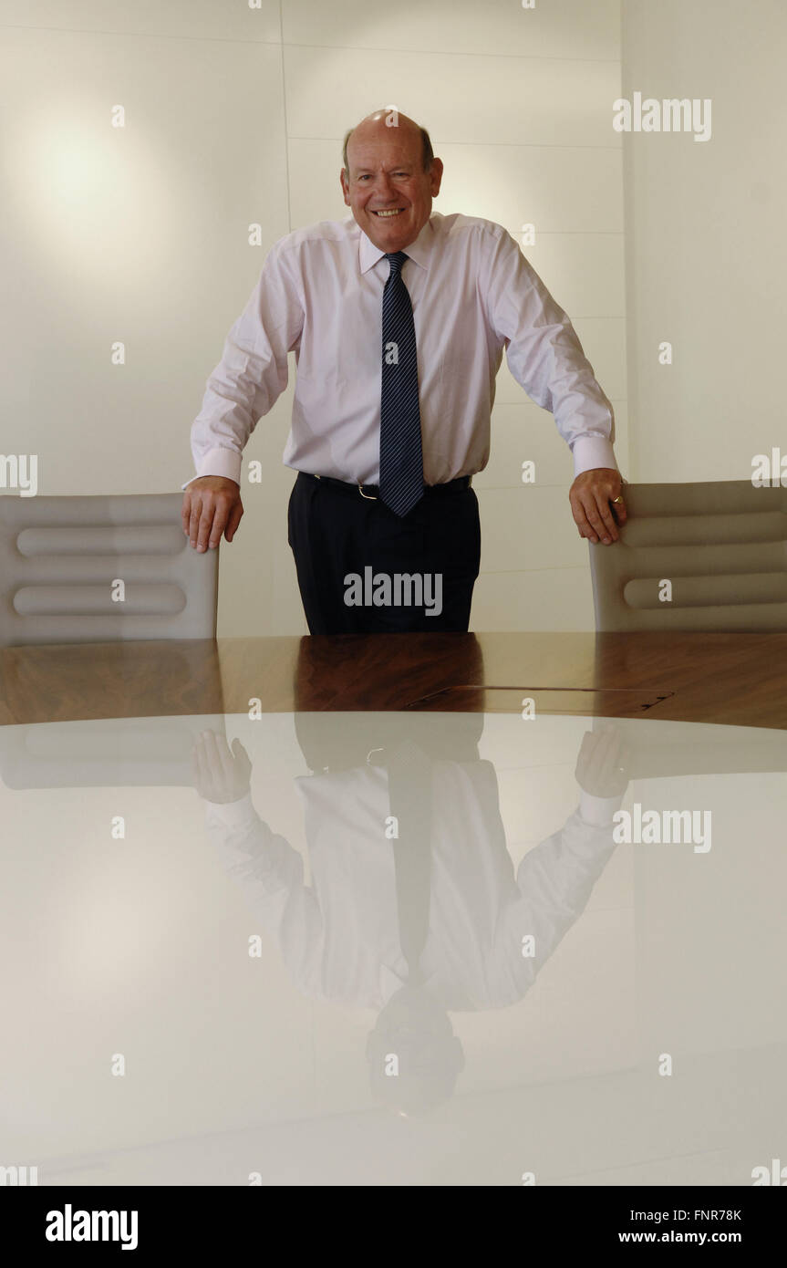 Colin Sharman, Baron Sharman ehemaliger Vorsitzender von Aviva. Stockfoto