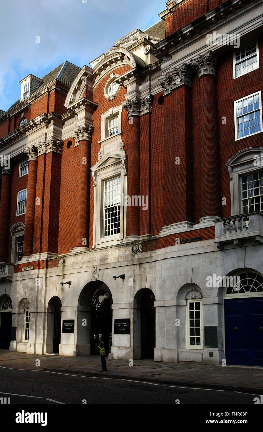 British Medical Association (BMA) Hauptquartier, London England. Stockfoto