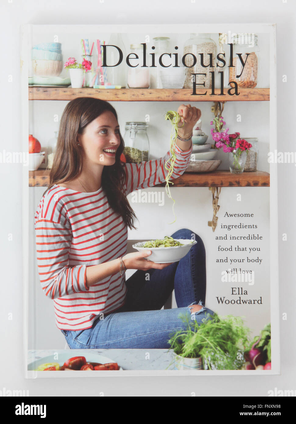 Das Rezeptbuch - herrlich Ella von Ella Woodward Stockfoto