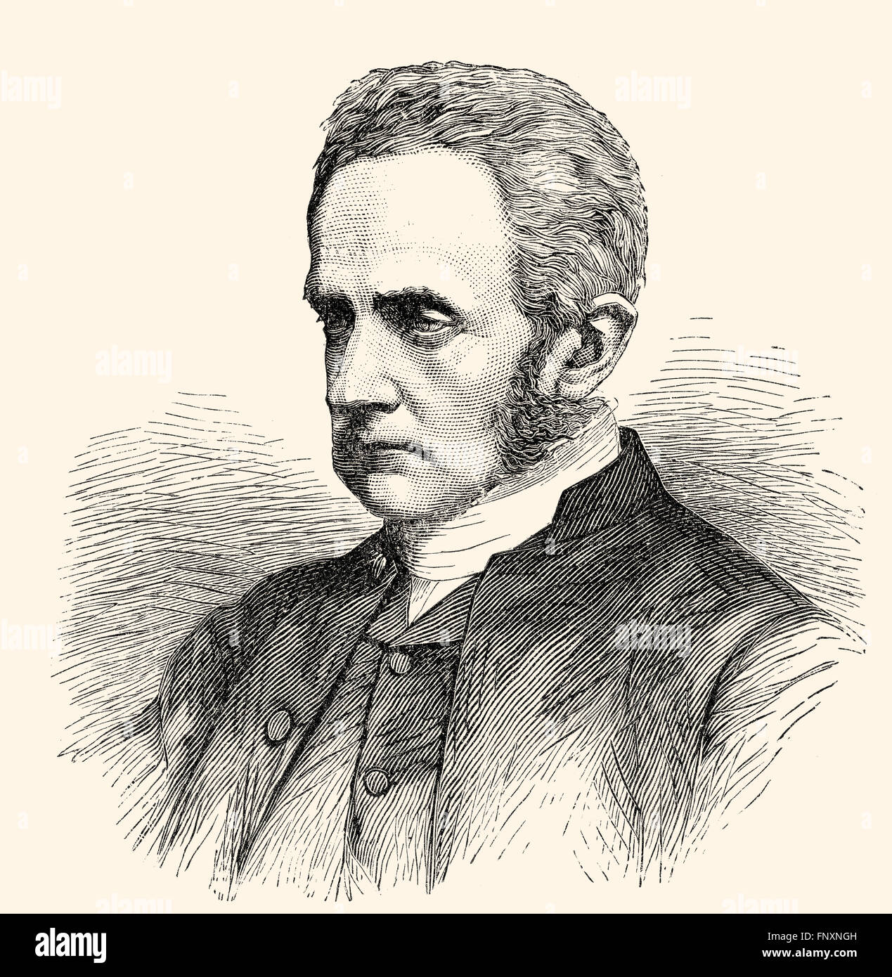 Arthur Penrhyn Stanley, 1815-1881, ein englischer Geistlicher, Dekan von Westminster, bekannt als Dean Stanley Stockfoto