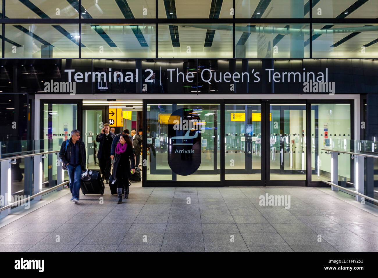 Heathrow Flughafen (Terminal 2), London, England Stockfoto