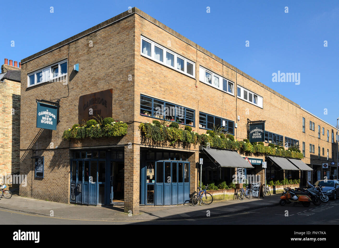 Der Cambridge Brew House, Cambridge, England, UK. Stockfoto