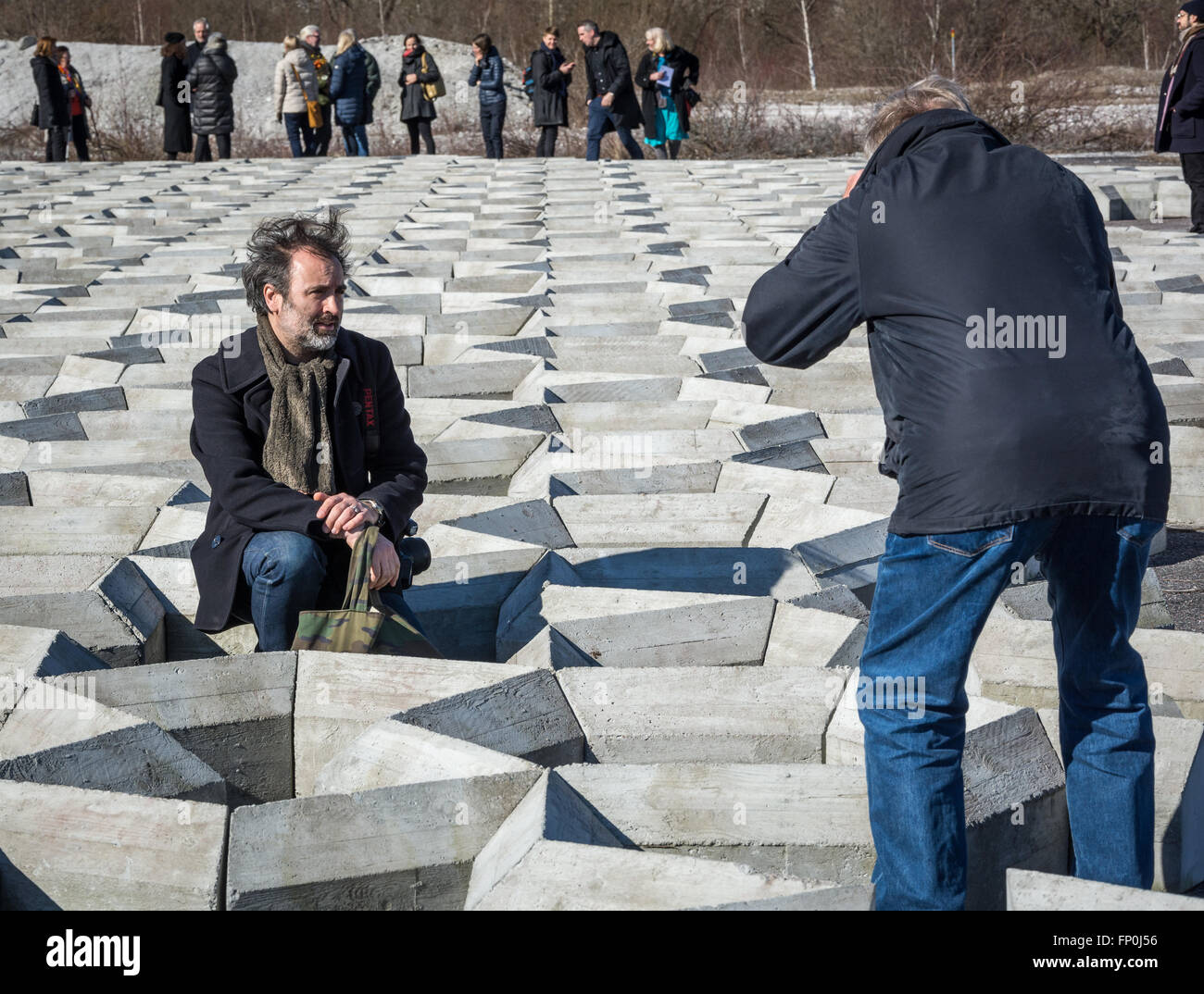 Malmö, Schweden. 16. März 2016. Künstler Mike Nelson fotografiert. Bildnachweis: Tommy Lindholm/Alamy Live-Nachrichten Stockfoto