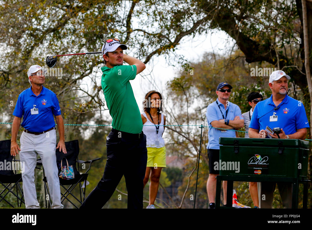 Orlando, Florida. 16. März 2016. Justin Rose, englischer Golfer spielen bei der Arnold Palmer Invitational Golfturnier im Bay Hill Golf Club, Orlando, Florida-Credit: Findlay/Alamy Live News Stockfoto